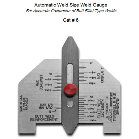 Dimensiunea Automată A Sudurii Weld Gauge